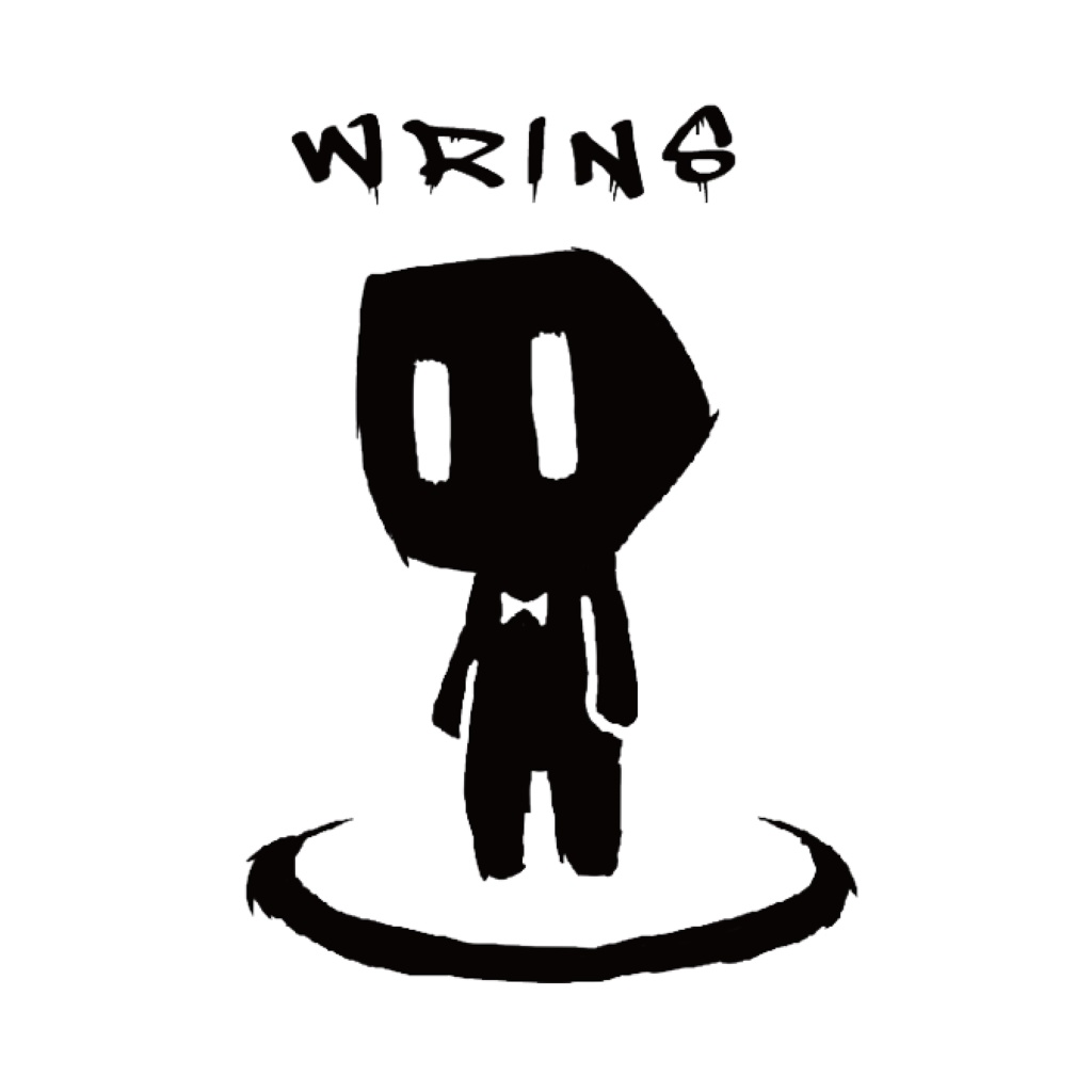 悪い梨シルクスクリーンTシャツ(白)