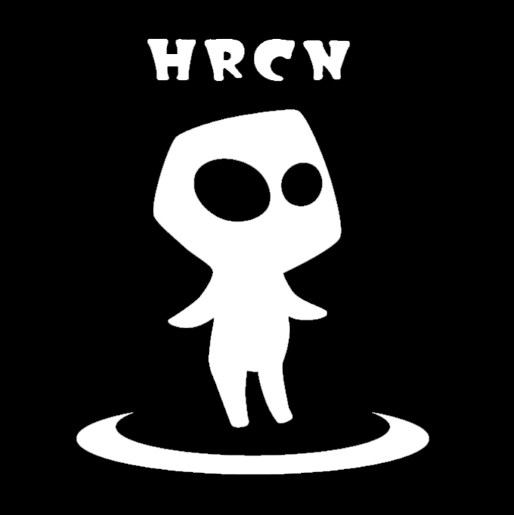 ハルちゃんシルクスクリーンTシャツ(黒)