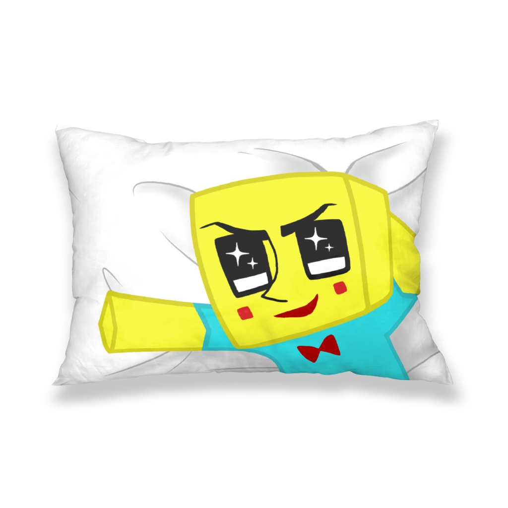 宇宙人と悪い梨枕カバー(両面印刷)