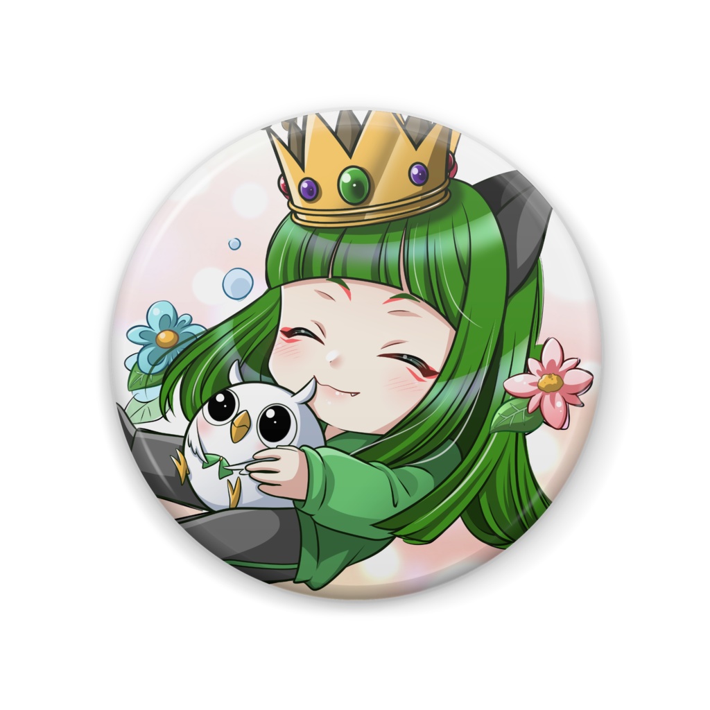 らんねむ缶バッジ