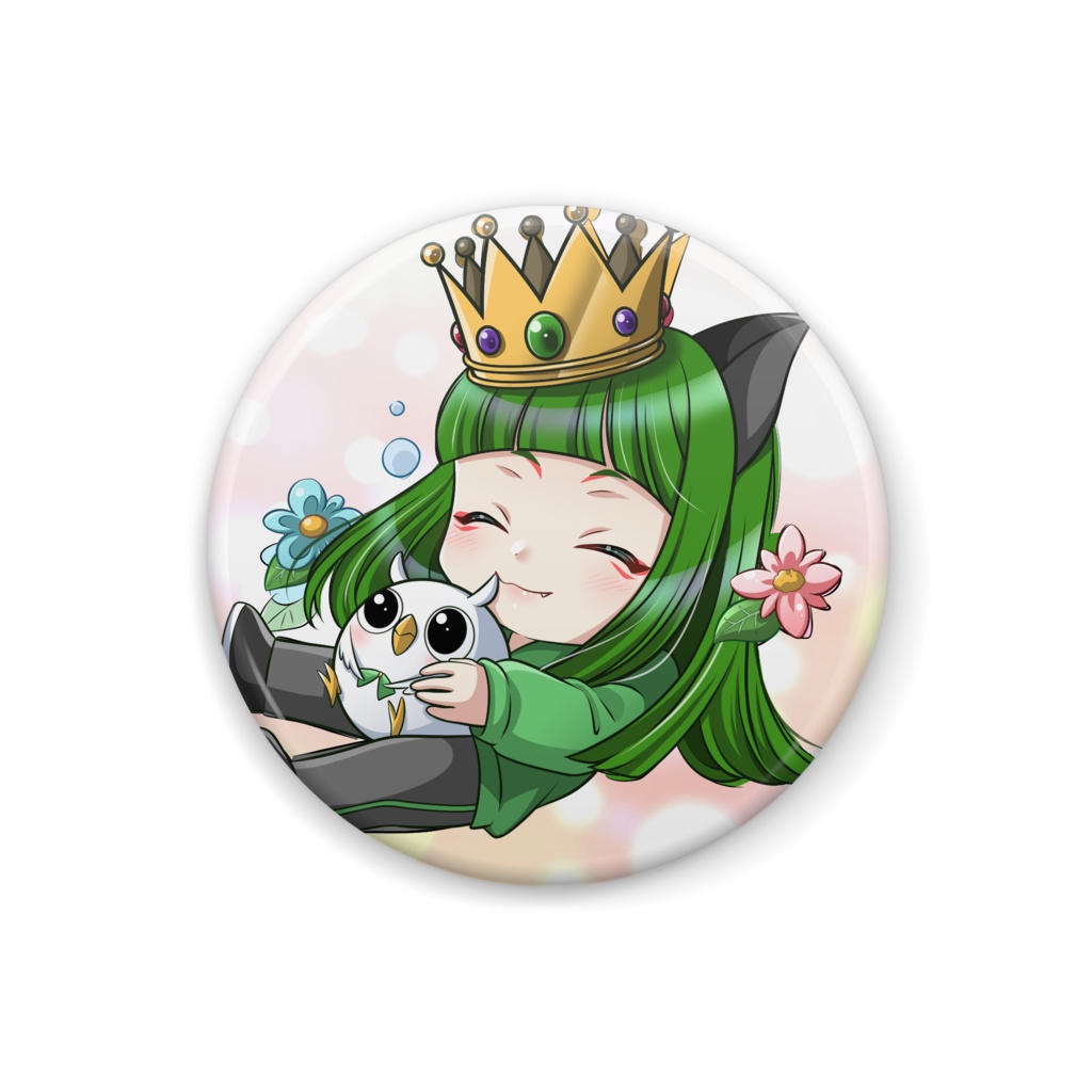 らんねむ缶バッジ