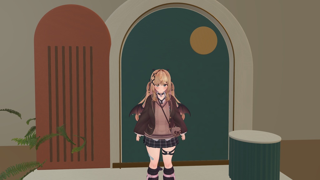 HIDAMARI|アーチと色のパネルの撮影背景【Unity Prefab / PC向け】