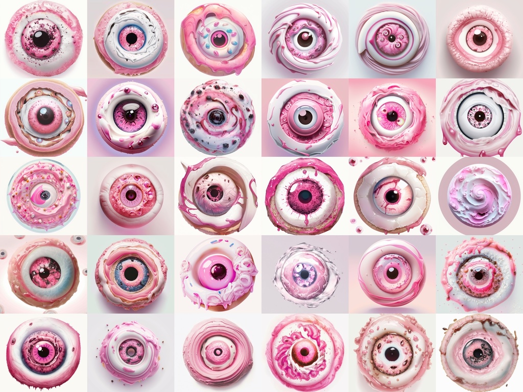 Pink Ice Cream Eye Texture Pack - Scoops of Sweetness!