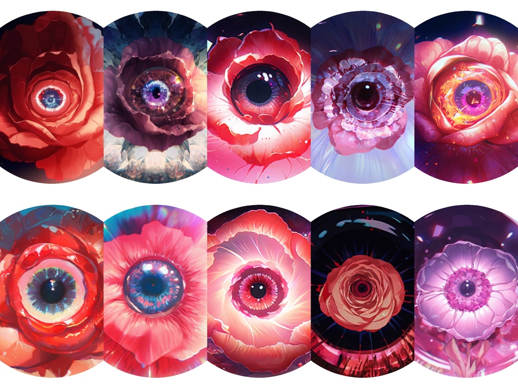 Free 60 Rose Eye Pack