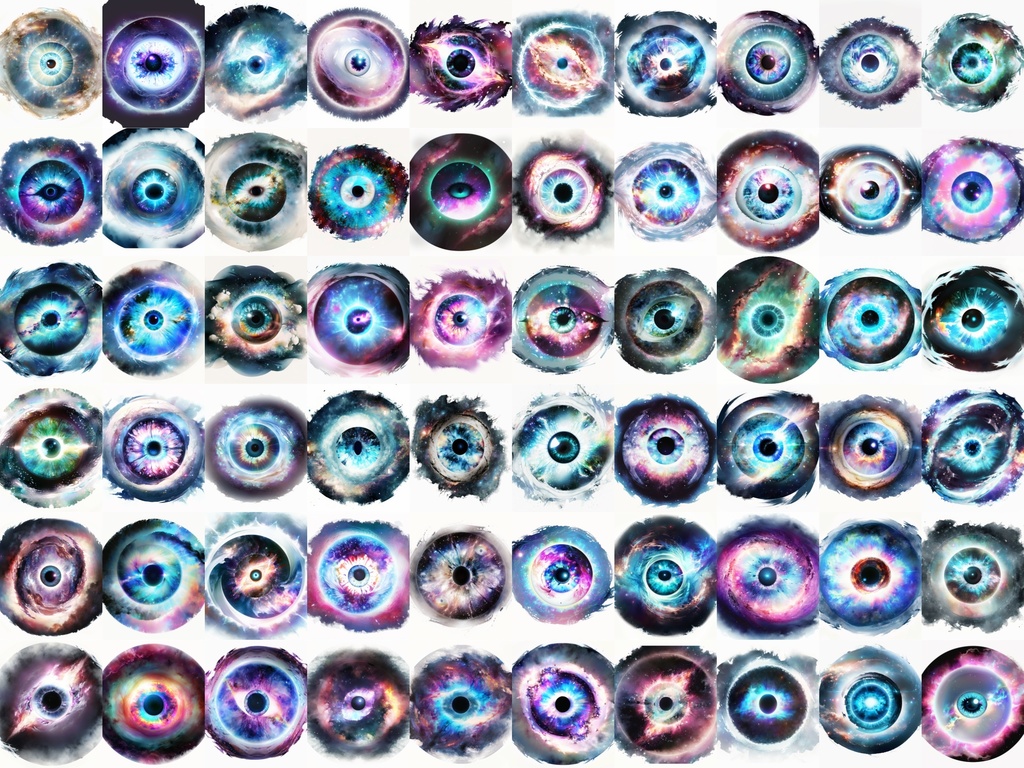 Galaxy Eye Texture Pack - Explore a Universe of Possibilities!