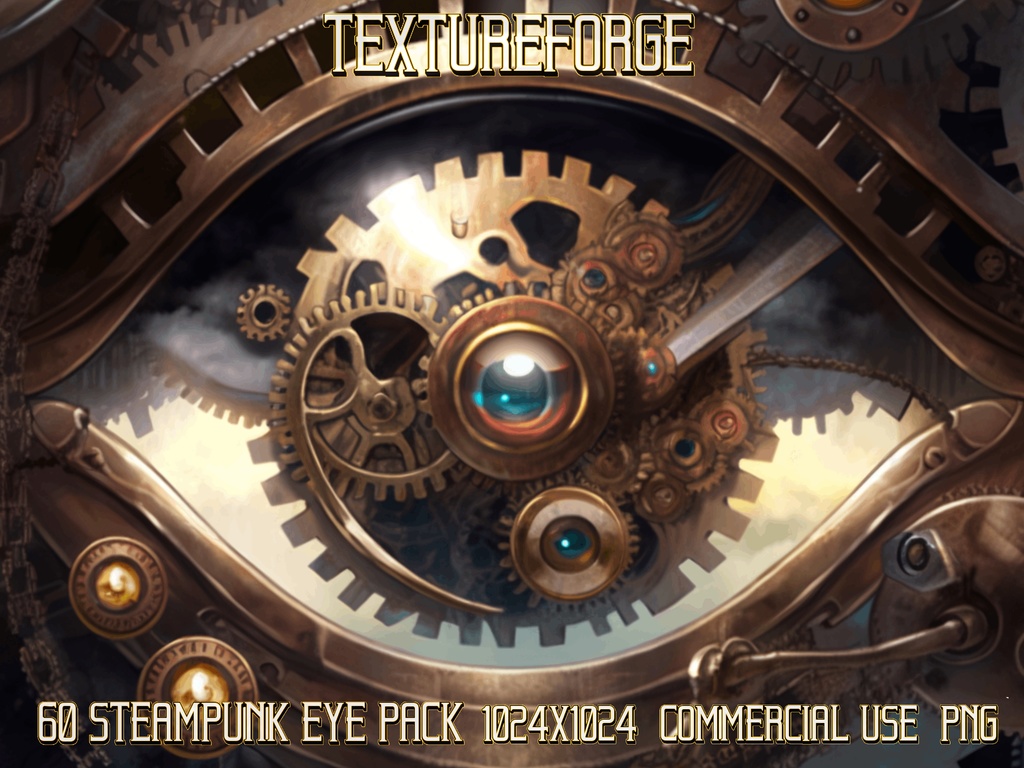 Steampunk Eye Pack - Get Your Designs in High Gear