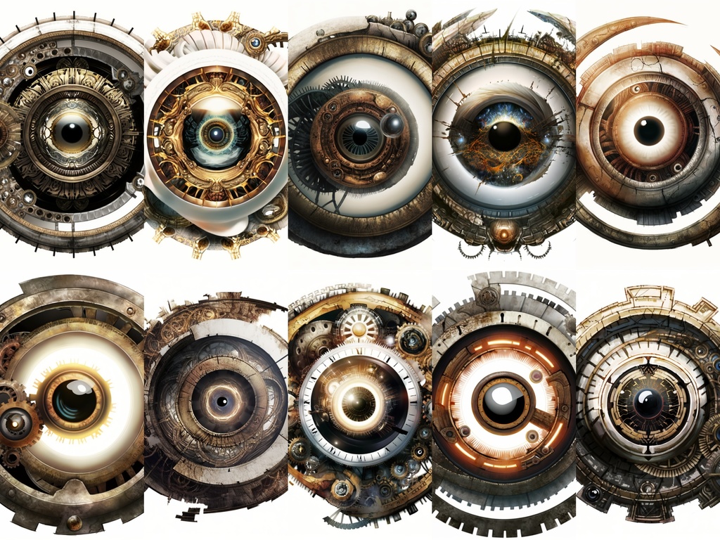 Steampunk Eye Pack - Get Your Designs in High Gear