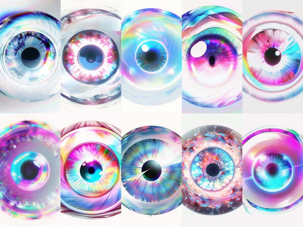 Holographic Eye Pack - Add Some Graphic Flair to Your Design!