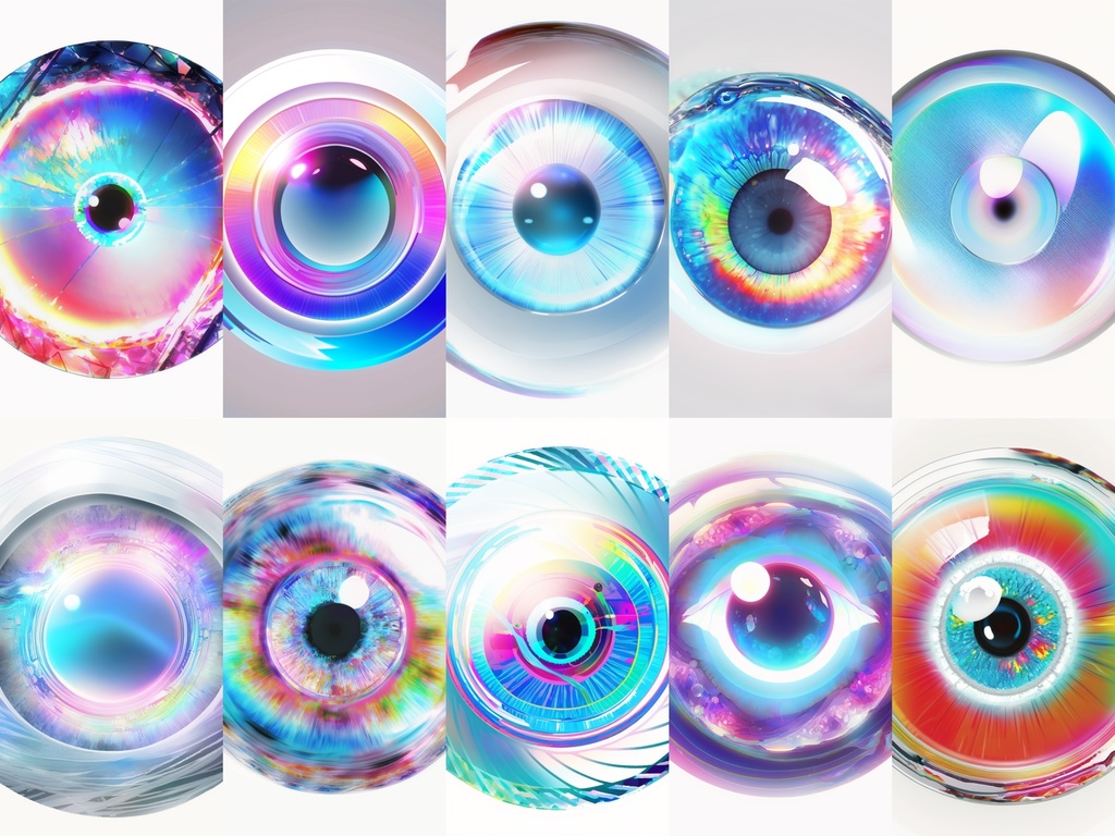 Holographic Eye Pack - Add Some Graphic Flair to Your Design!