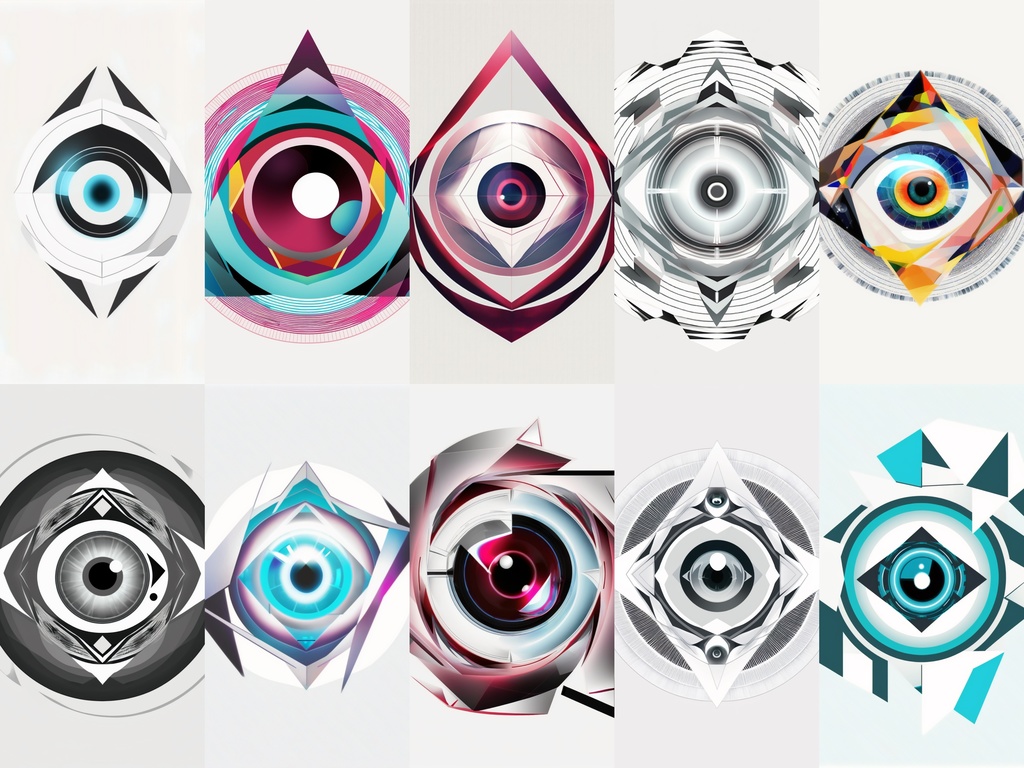 Geometric Eye Pack - Shapes Reimagined!