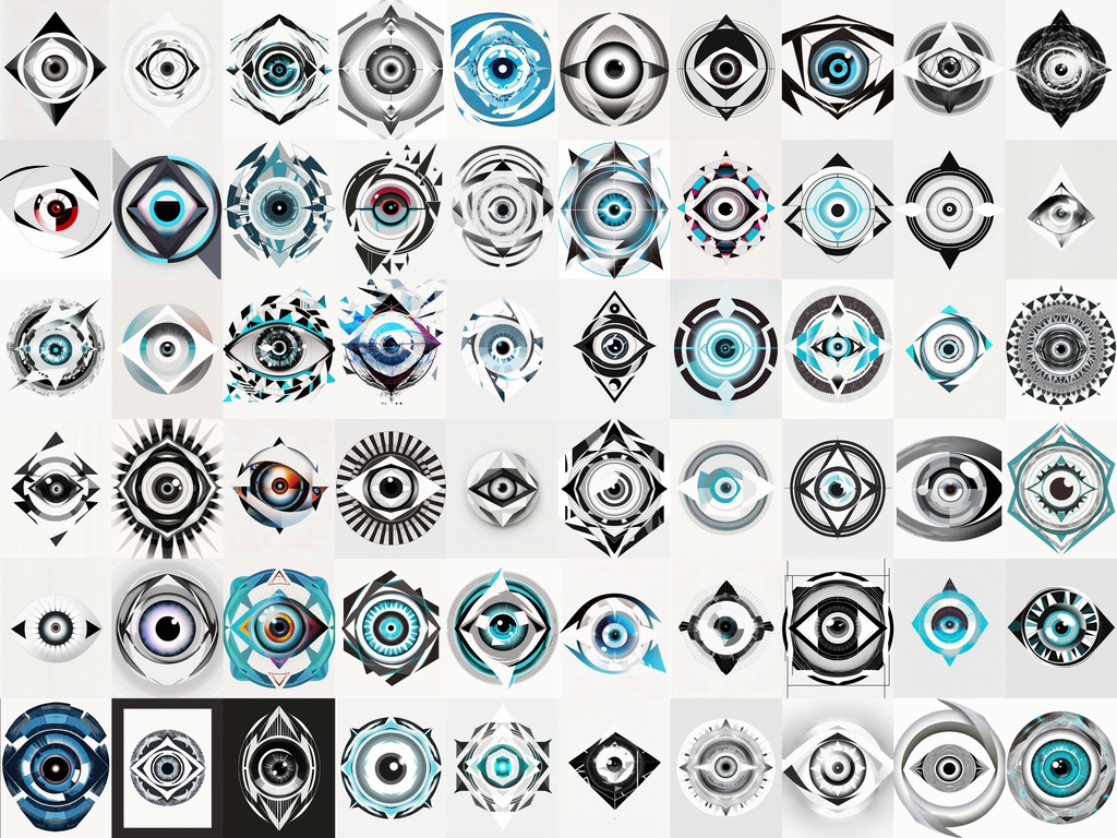 Geometric Eye Pack - Shapes Reimagined!