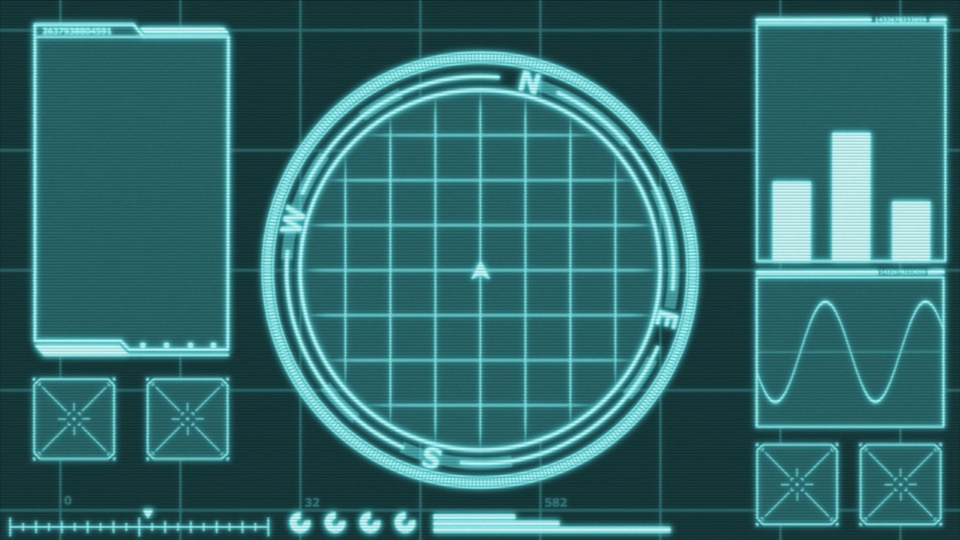 【AE】動くSF風動画素材