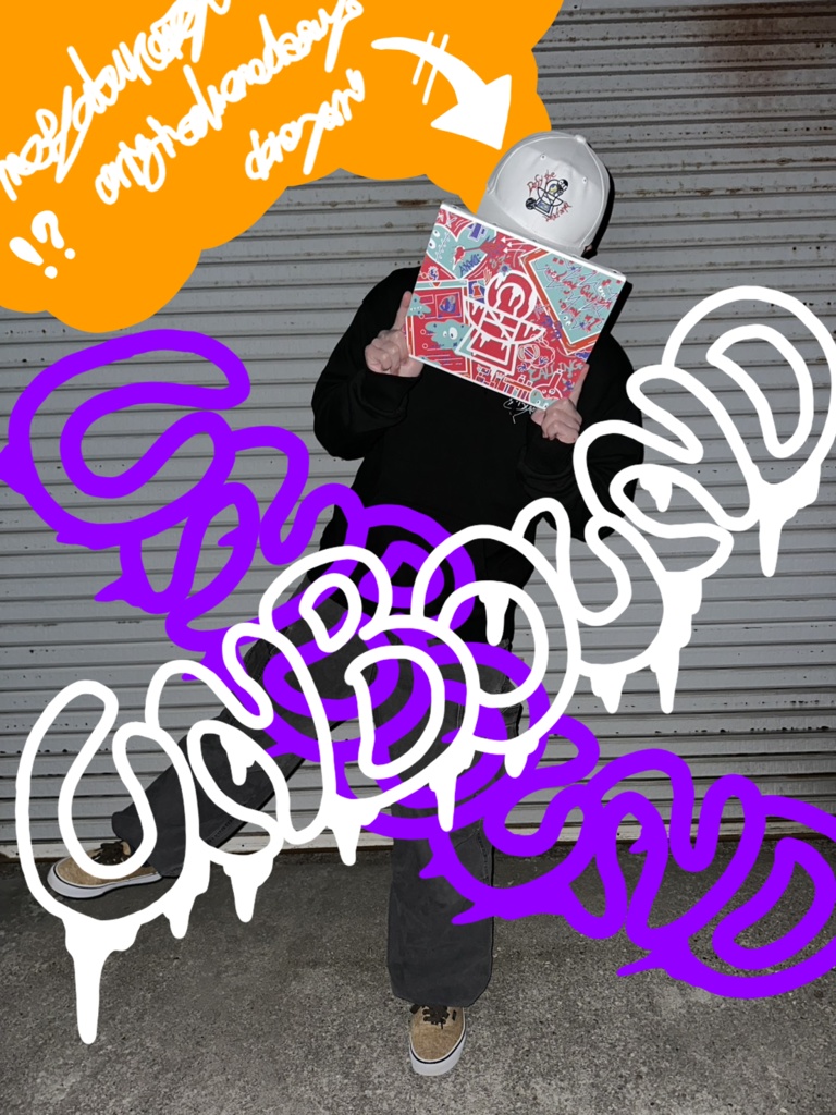 グラフィックパーカー