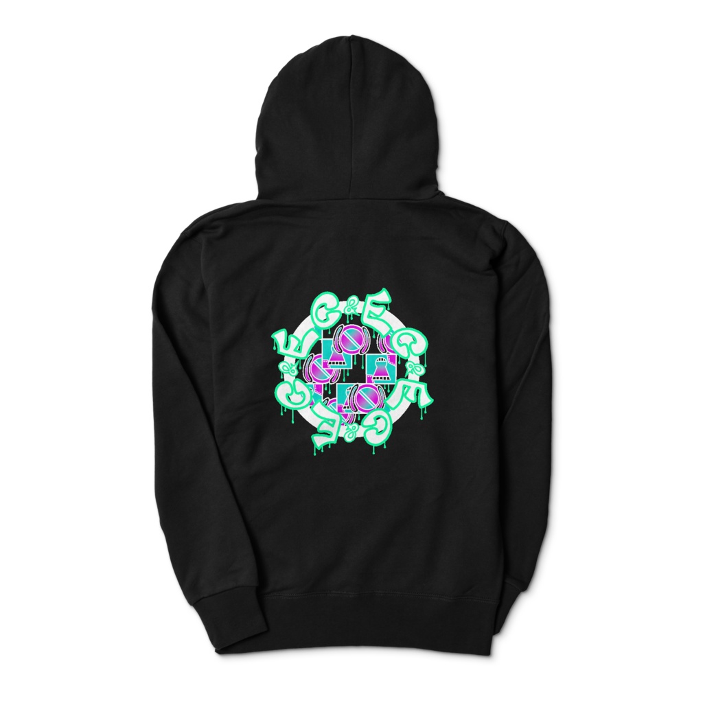 グラフィックパーカー