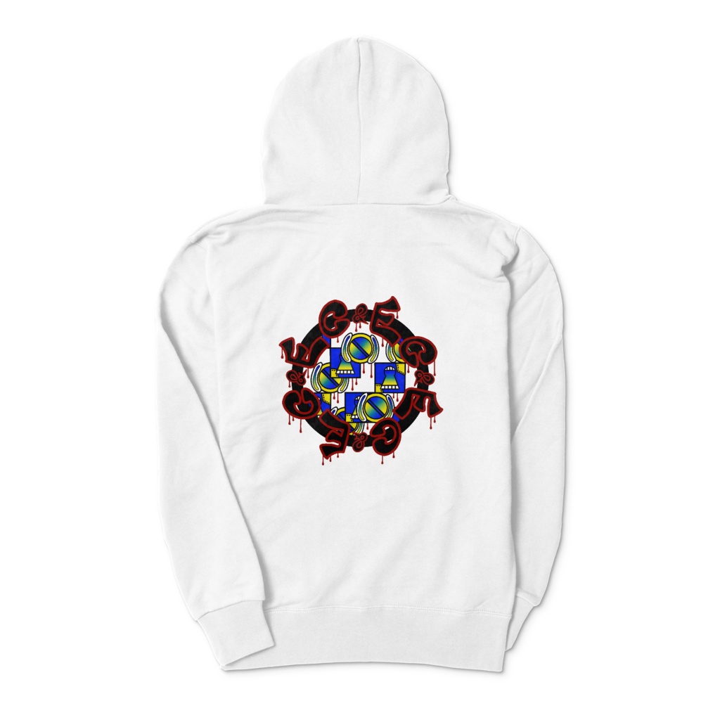 グラフィックパーカー