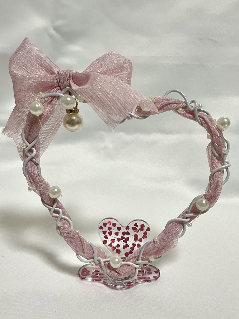 ほわぬい用ハートフレームスタンド