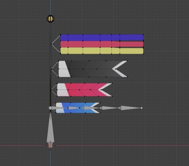 シンプルな鯉のぼり