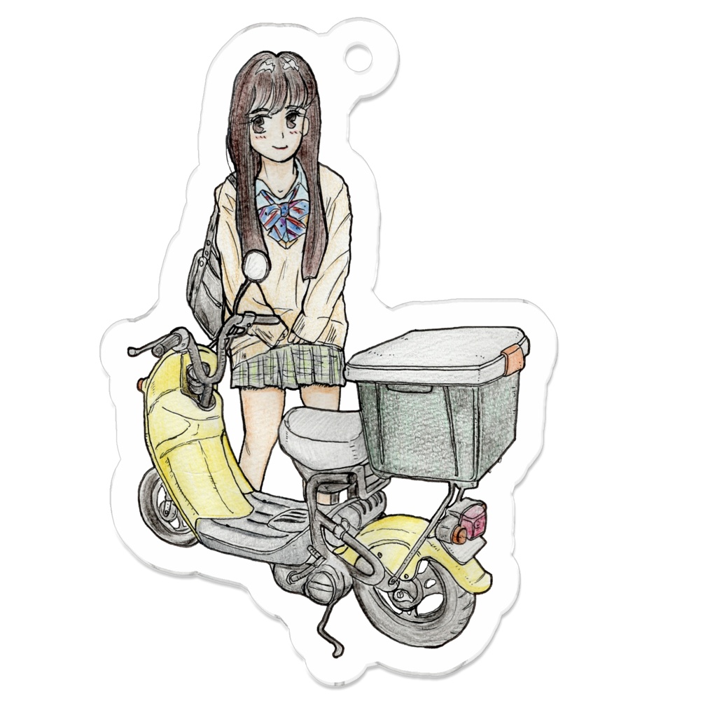 チョイノリ＆里桜のアクリルキーホルダー