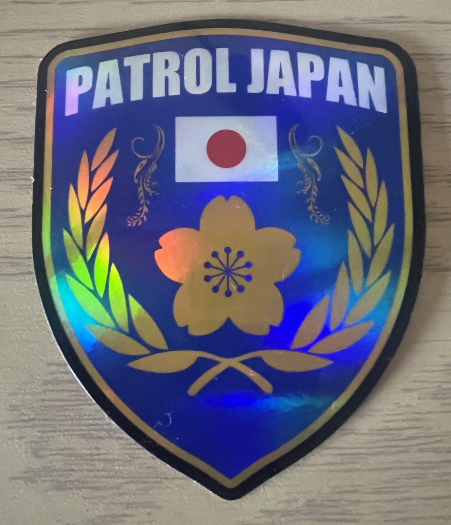 PATROL JAPAN ホログラムステッカー