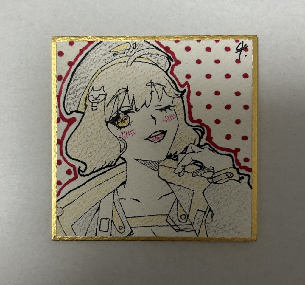 【めもなご2】アニス【ミニ色紙】