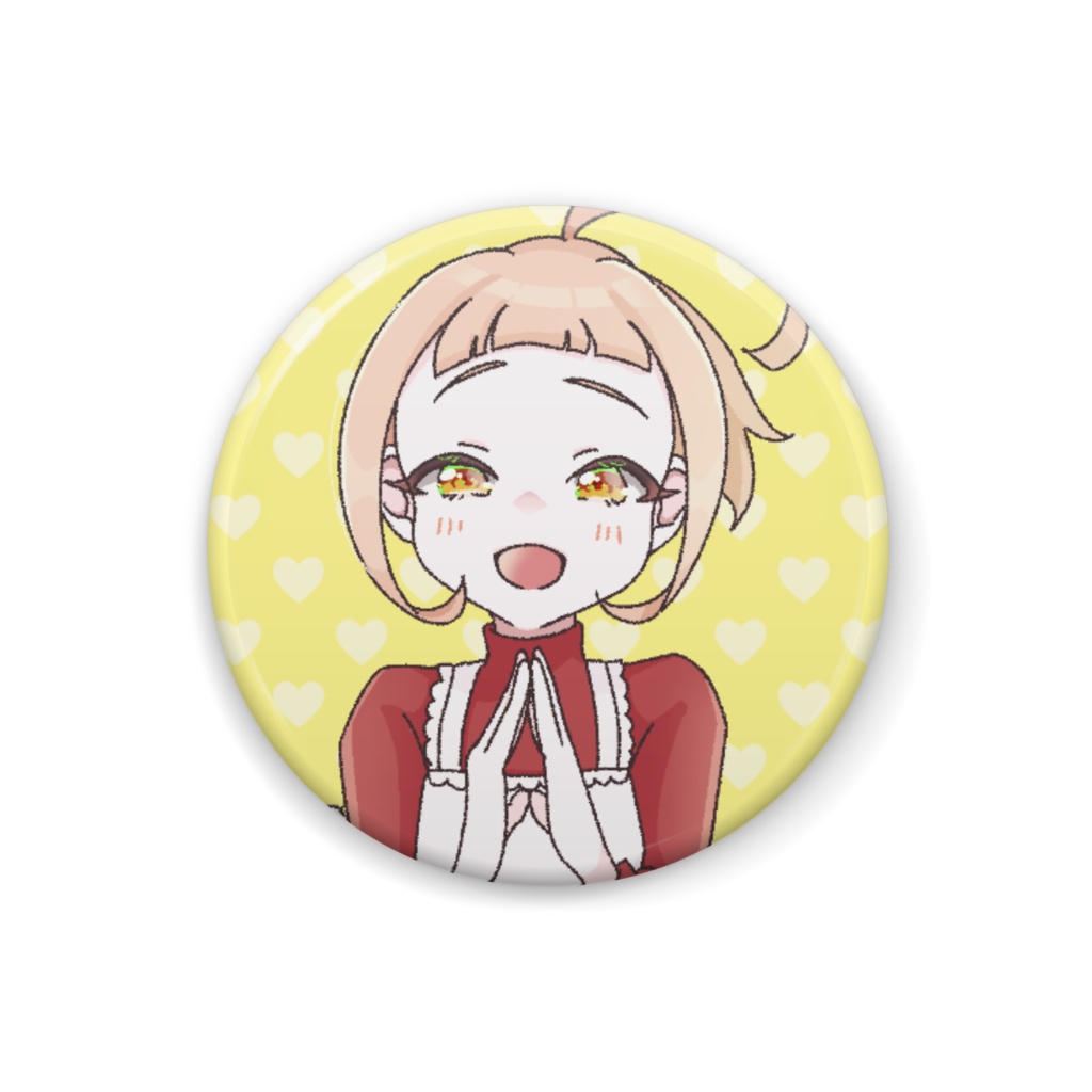 缶バッチ-矢野ちぃ菜〔2026年バレンタインコラボ記念〕