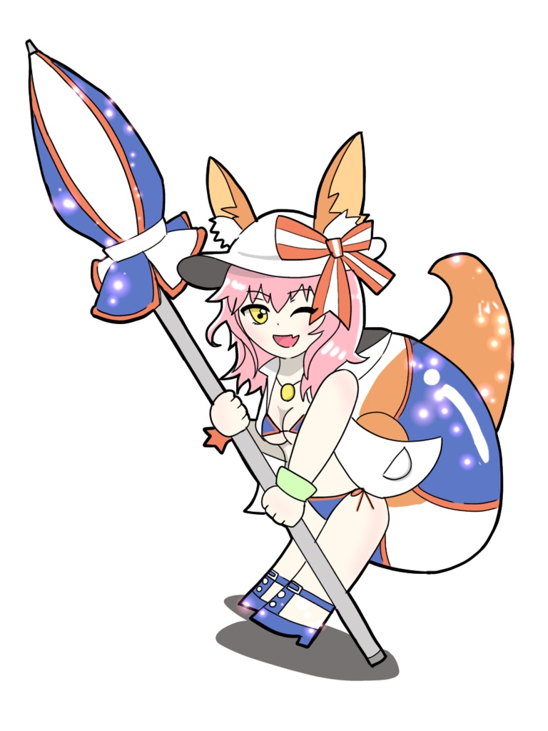 FGO  玉藻の前（水着）アクリルキーホルダー