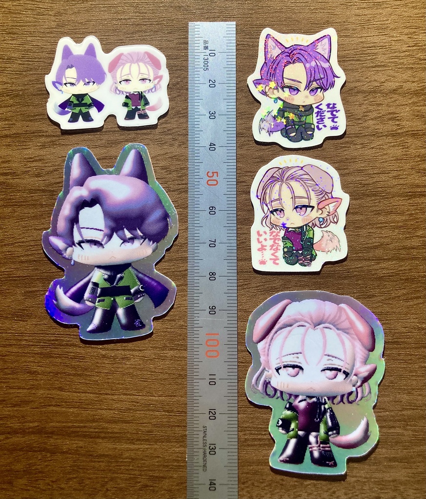 Ferrum+犬シール(5枚セット)