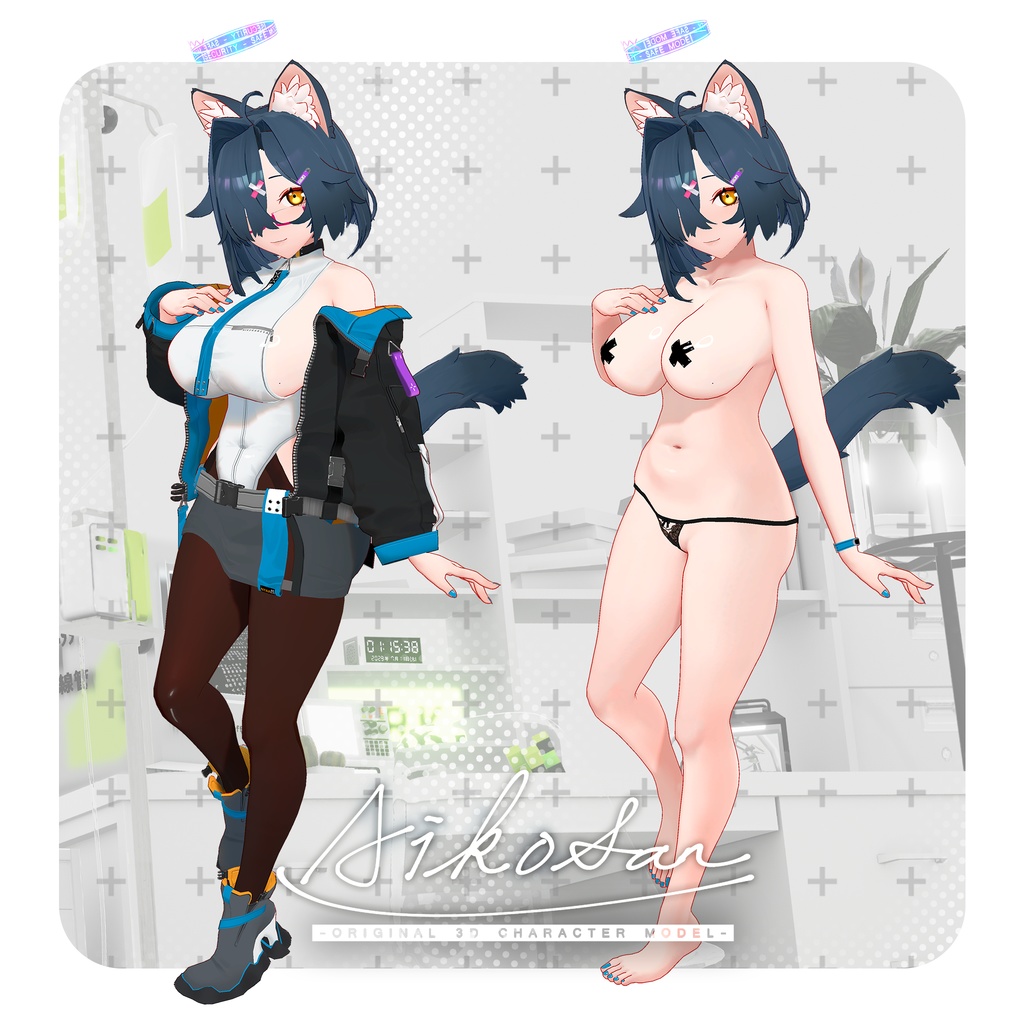 オリジナル3Dモデル 「藍子さん AIKOSAN」ver 1.02