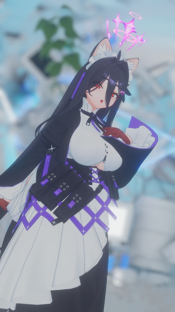 オリジナル3Dモデル 「アザミさん AZAMISAN」ver 1.05