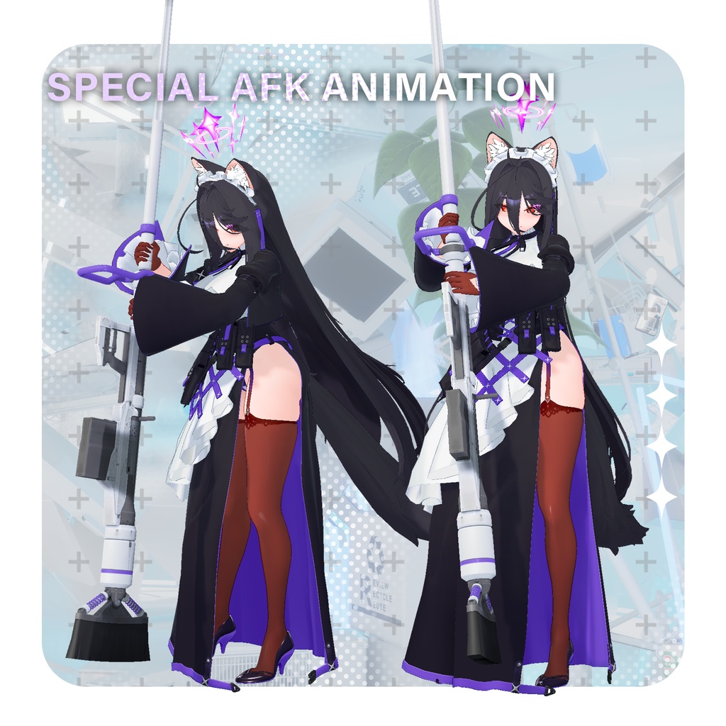 オリジナル3Dモデル 「アザミさん AZAMISAN」ver 1.05