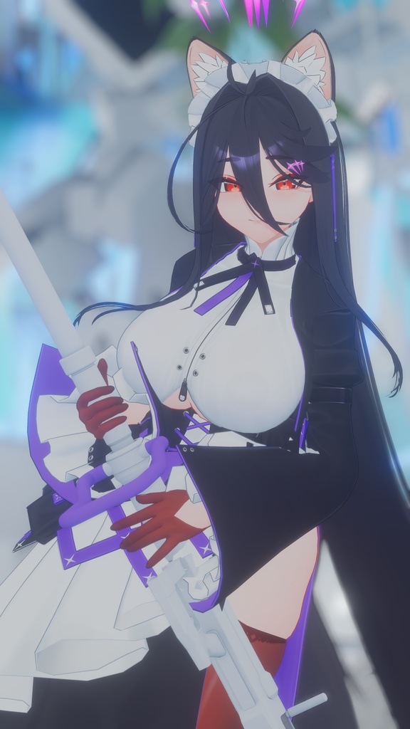 オリジナル3Dモデル 「アザミさん AZAMISAN」ver 1.05