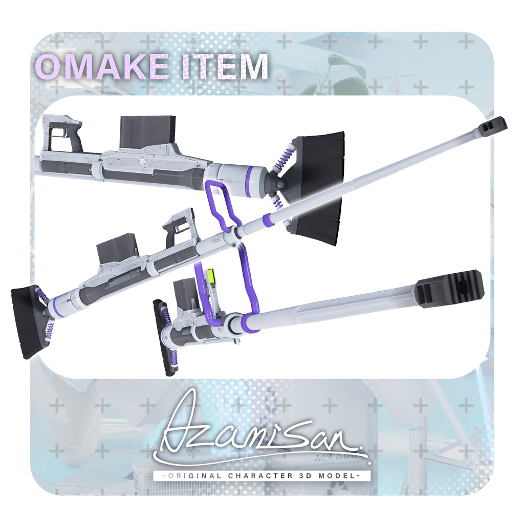 オリジナル3Dモデル 「アザミさん AZAMISAN」ver 1.05