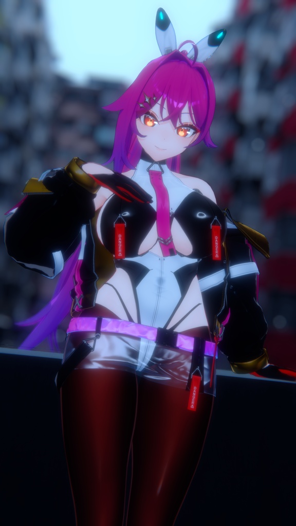 オリジナル3Dモデル 「ニューちゃん (パンクスーツ)| NEW-Chan (PunkSuit)」ver 1.02