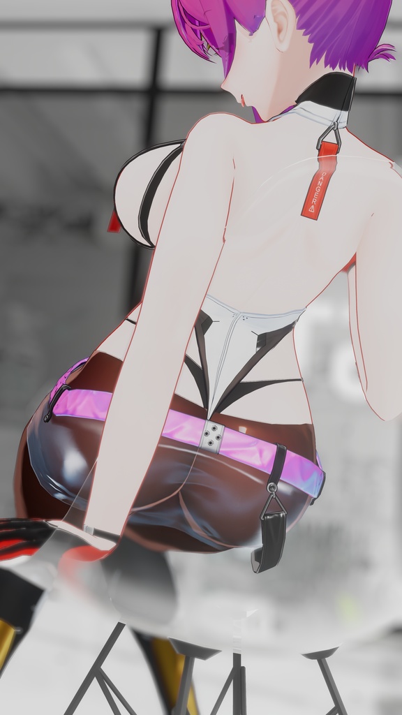 オリジナル3Dモデル 「ニューちゃん (パンクスーツ)| NEW-Chan (PunkSuit)」ver 1.02
