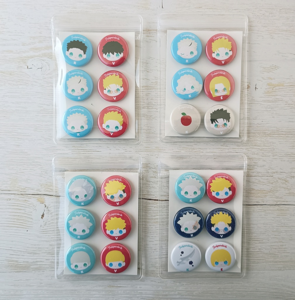 ミニ缶バッジセット