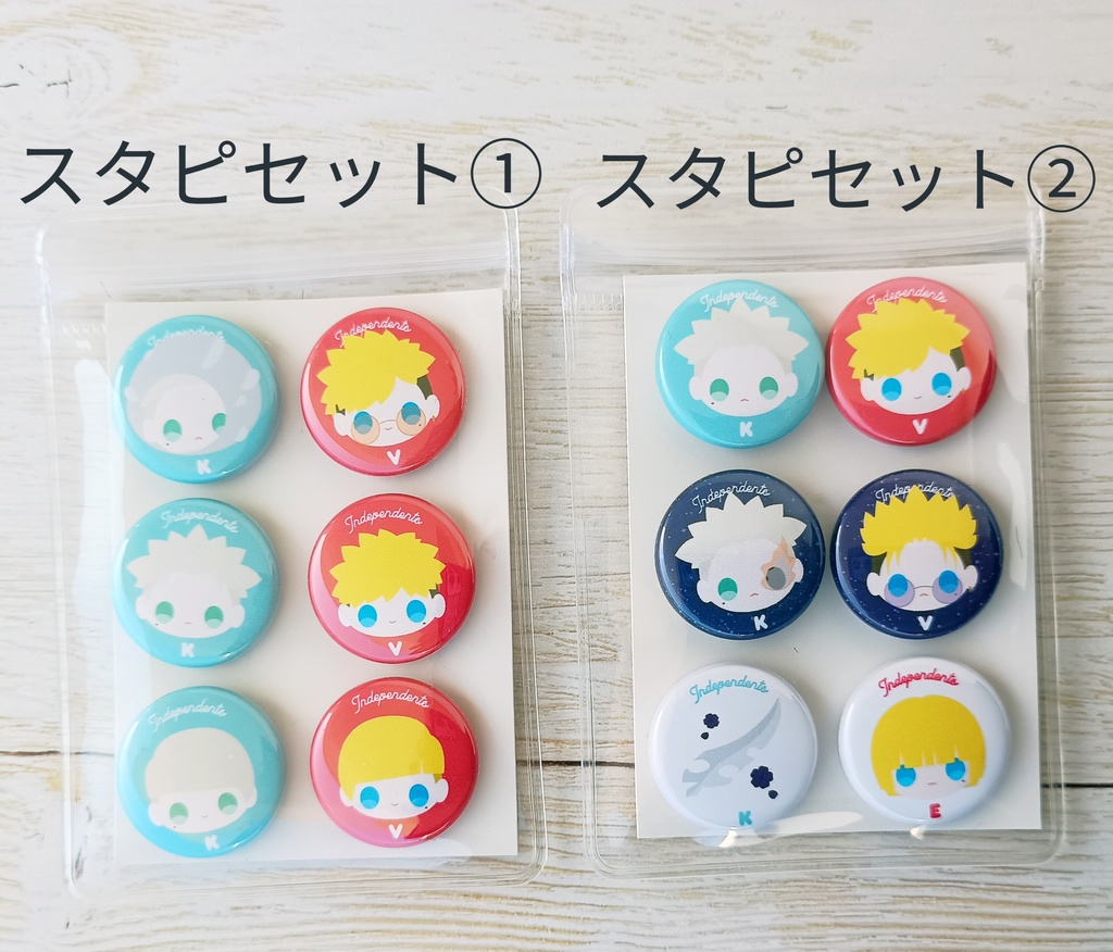 ミニ缶バッジセット