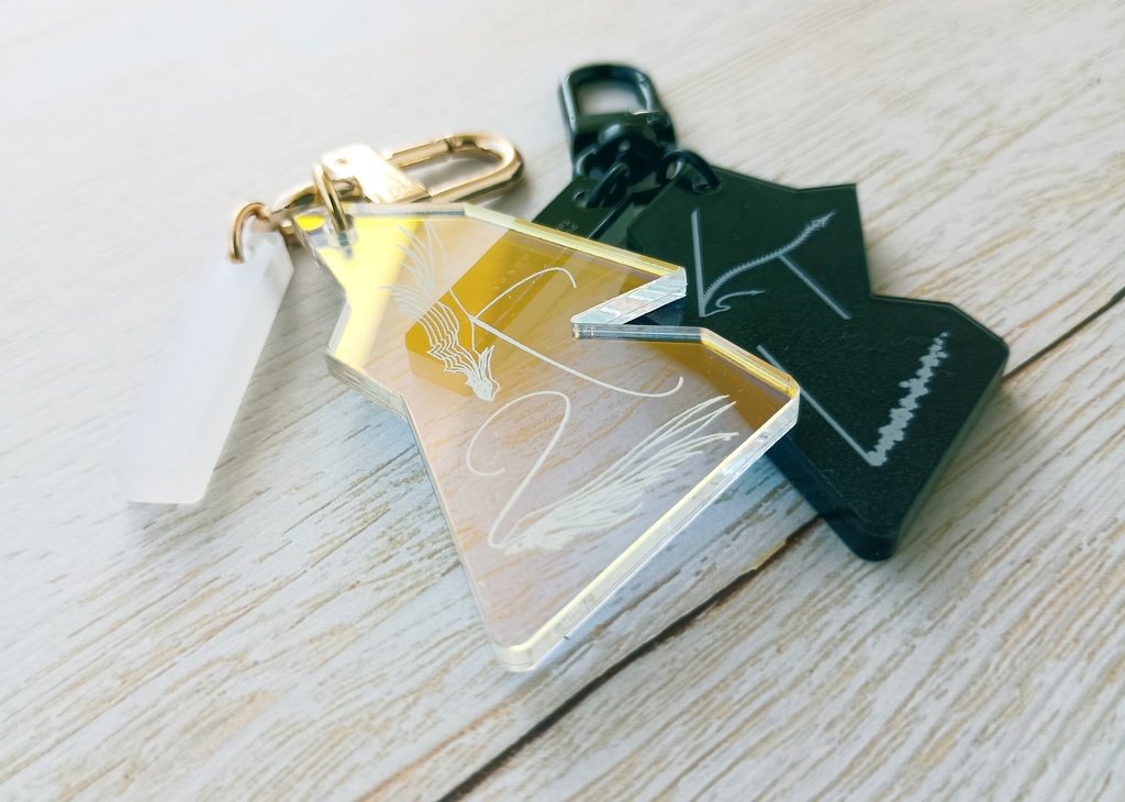 KV作字アクキー