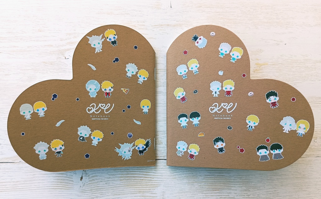 ハート型ノート