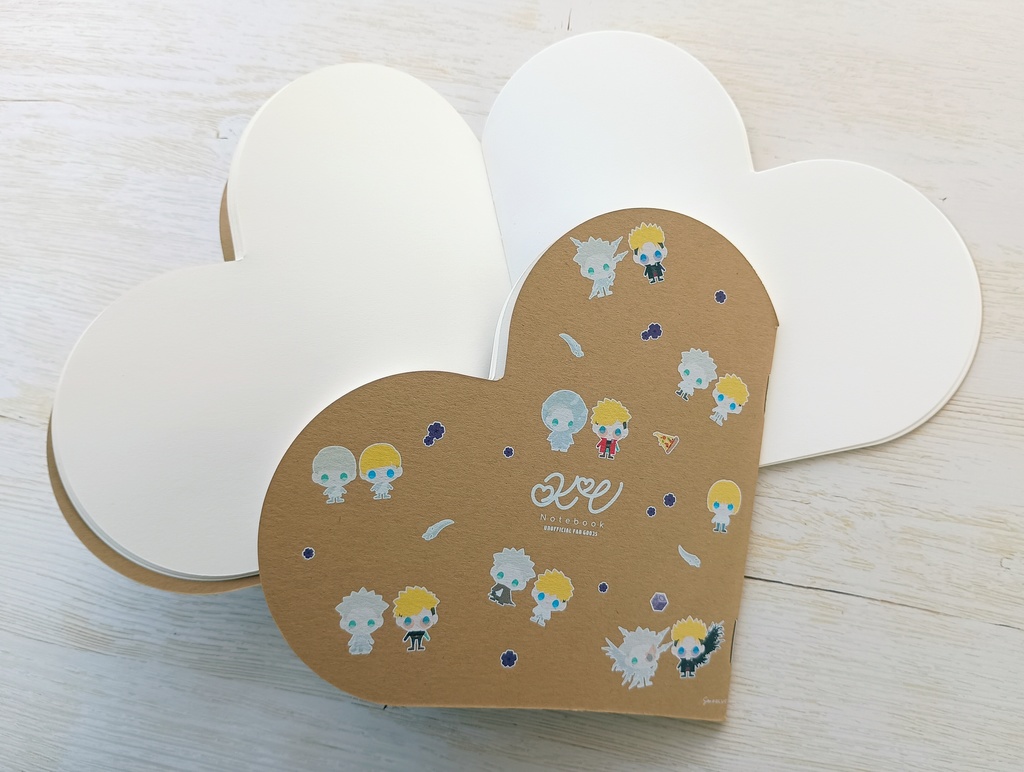 ハート型ノート