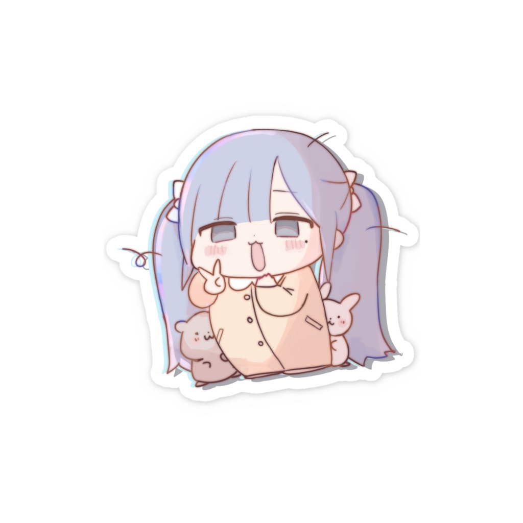 ほのぼのぴーすステッカー