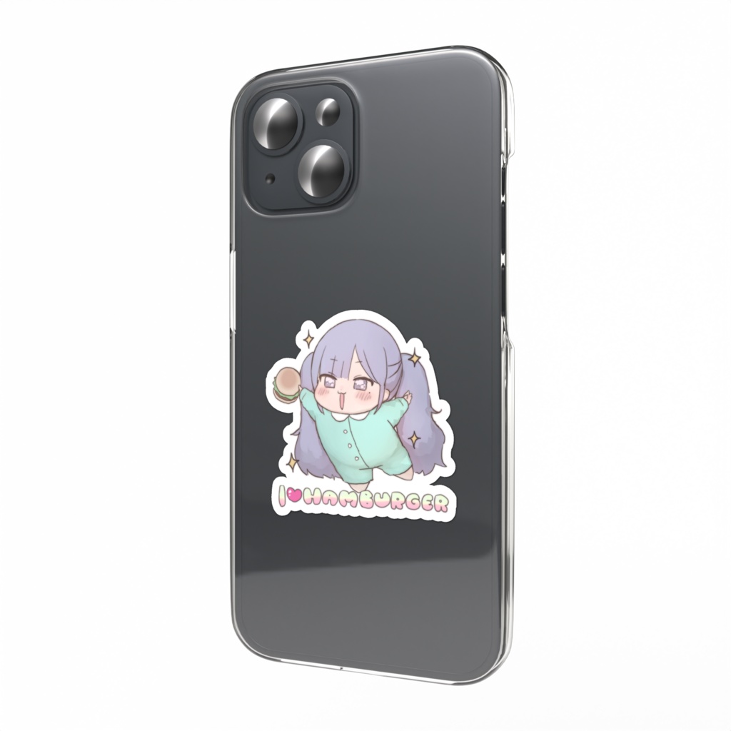 ハンバーガーだいすきステッカー