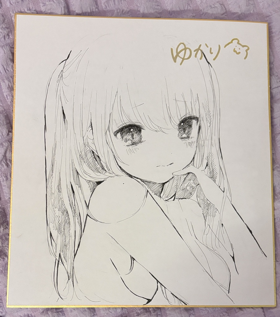 発掘！いにしえのコミケ用に描いた色紙