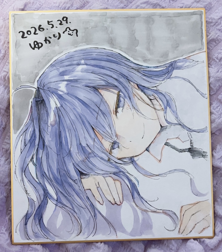 アナログイラスト色紙②