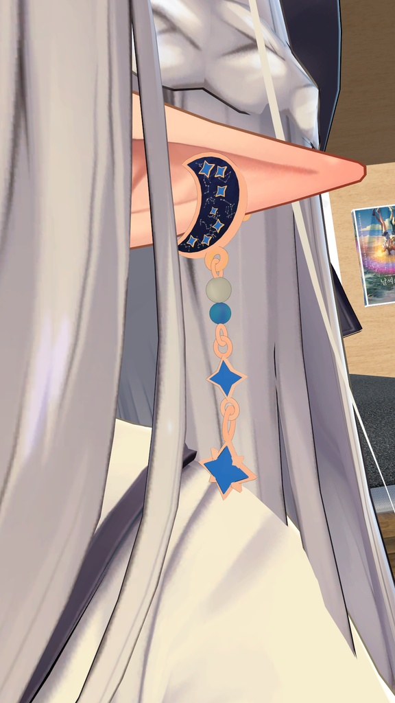 moon earring ( イヤリング )