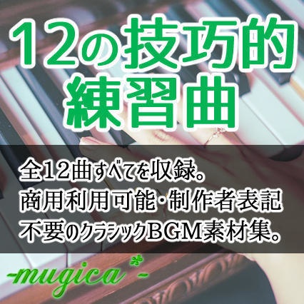 【全12曲】12の技巧的練習曲