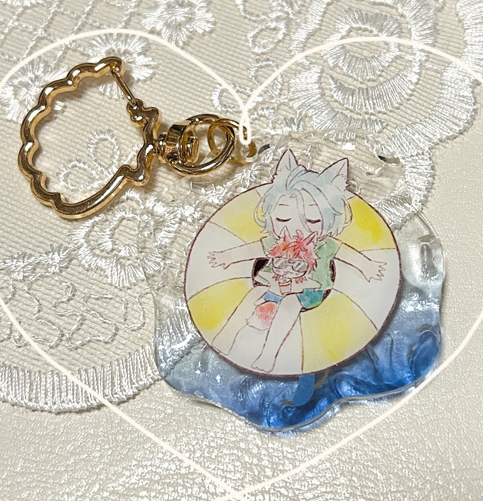 【燐ひめ】水面アクリルキーホルダー