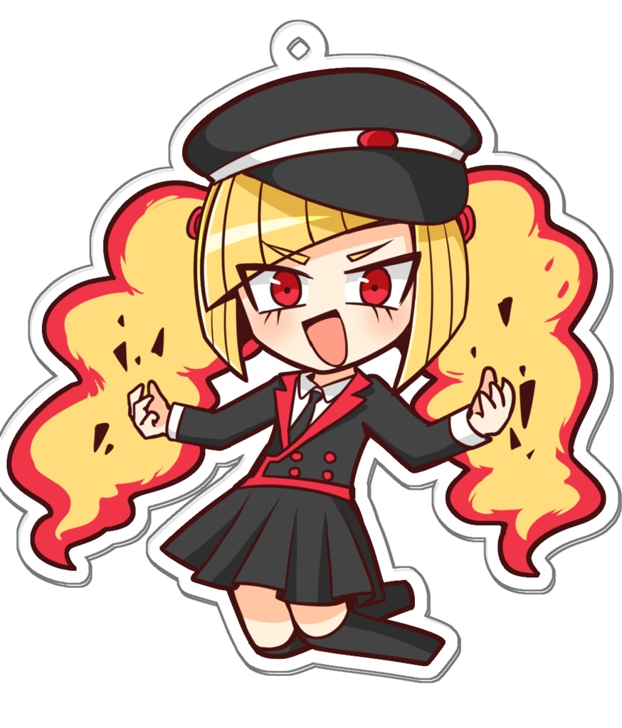 【期間限定セール】燃え絵師ちゃんアクキー
