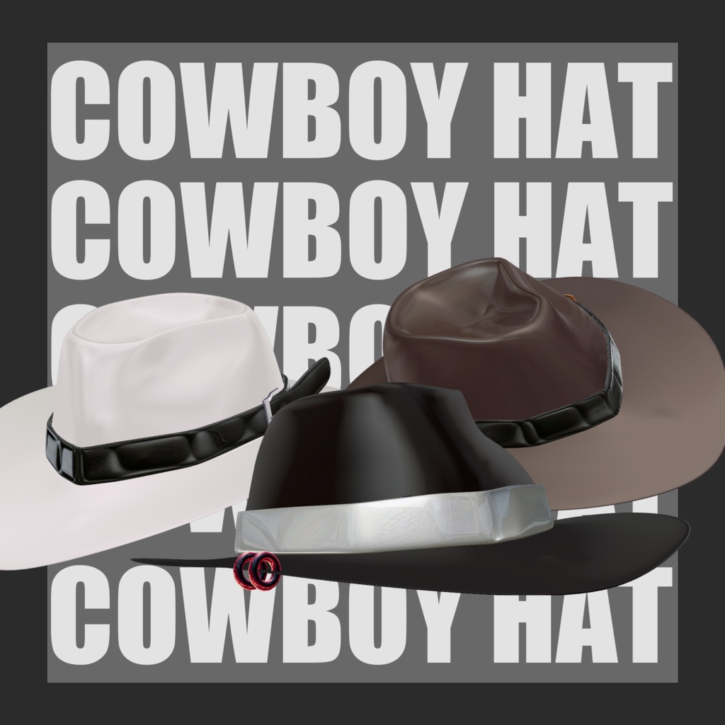 3D カウボーイハット COWBOYHAT