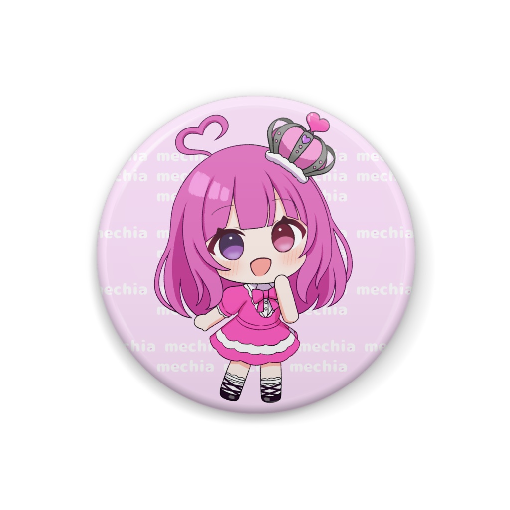きゃわわ！めちあさんの缶バッジ