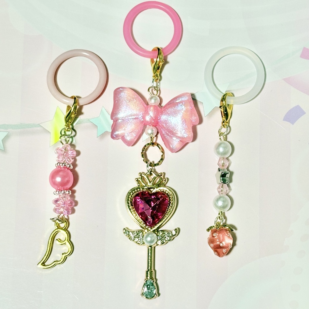 【ハンドメイド品】超カワ‼︎アルティメットエンジェル⭐︎魔法少女のめじるし　ピンク